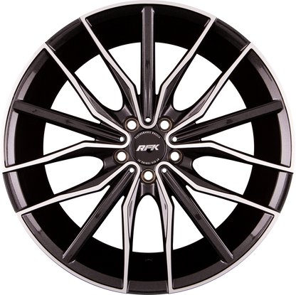 RFK Wheels GLS301 metallic black machined Alufelge 8.5x19 Zoll ET42 LK 5x112 ML66.5 – Bild 3