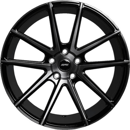 RFK Wheels GLS302 gloss black brushed Alufelge 9.5x19 Zoll ET35 LK 5x112 ML57.1 – Bild 2