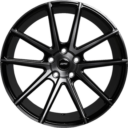 RFK Wheels GLS302 gloss black brushed Alufelge 9.5x19 Zoll ET35 LK 5x112 ML57.1 – Bild 2