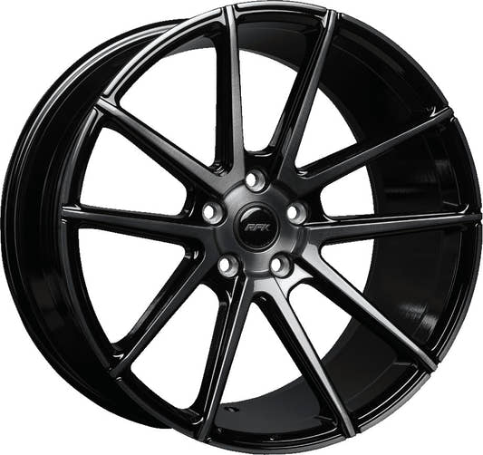 RFK Wheels GLS302 gloss black brushed Alufelge 9.5x19 Zoll ET35 LK 5x112 ML66.5