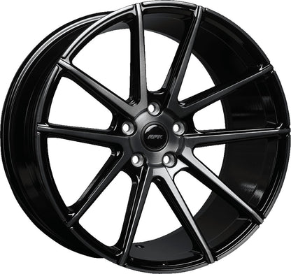 RFK Wheels GLS302 gloss black brushed Alufelge 9.5x19 Zoll ET35 LK 5x112 ML66.5