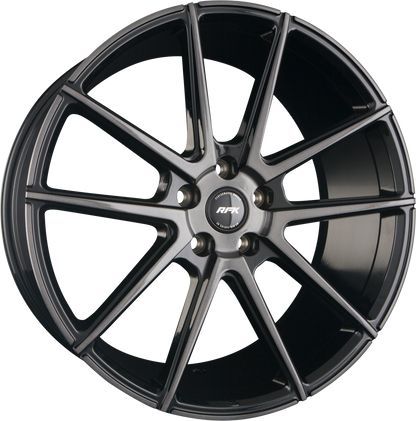 RFK Wheels GLS302 gloss black brushed Alufelge 9.5x19 Zoll ET35 LK 5x112 ML66.5 – Bild 4