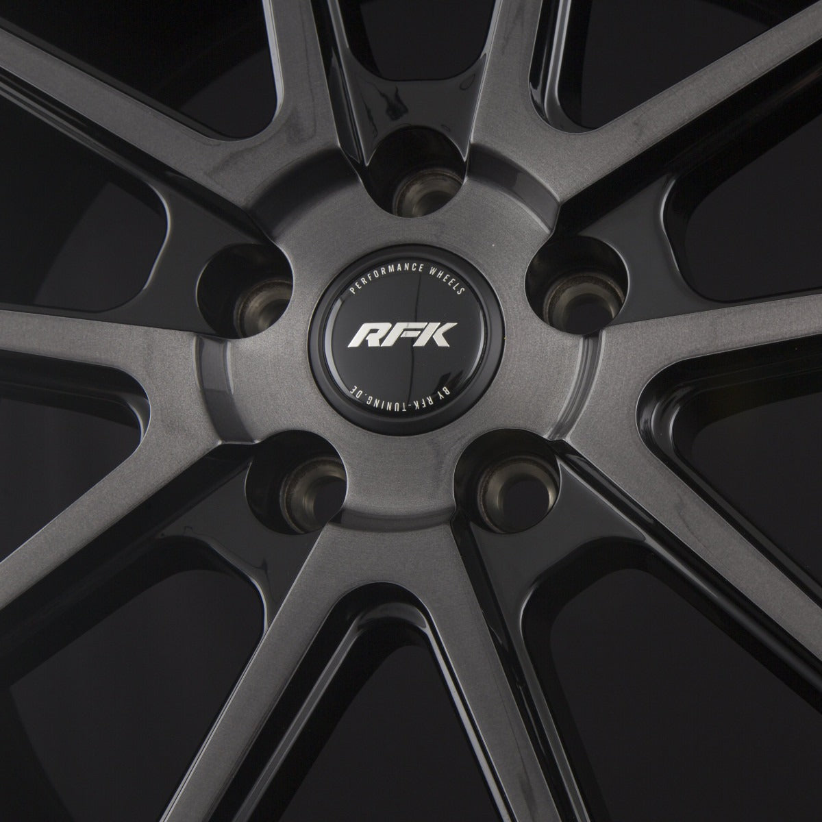 RFK Wheels GLS302 gloss black brushed Alufelge 9.5x19 Zoll ET35 LK 5x112 ML66.5 – Bild 6