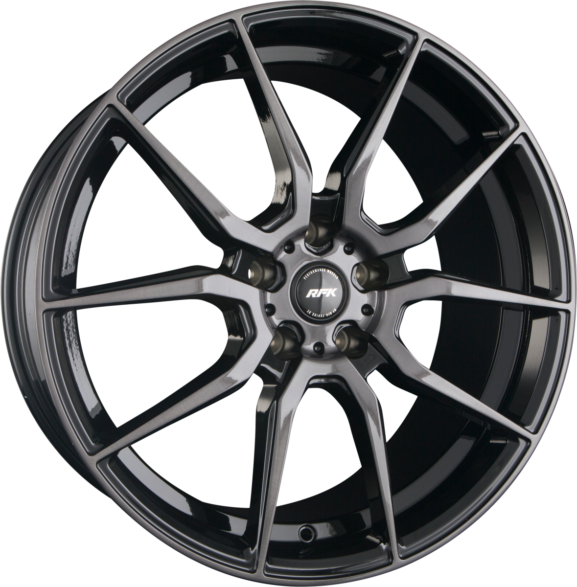 RFK Wheels GLS303 gloss black brushed Alufelge 10.5x20 Zoll ET40 LK 5x112 ML82 – Bild 4