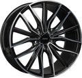 RFK Wheels GLS301 metallic black machined Alufelge 9.5x19 Zoll ET35 LK 5x112 ML66.5
