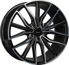RFK Wheels GLS301 metallic black machined Alufelge 9.5x19 Zoll ET35 LK 5x120 ML72.6