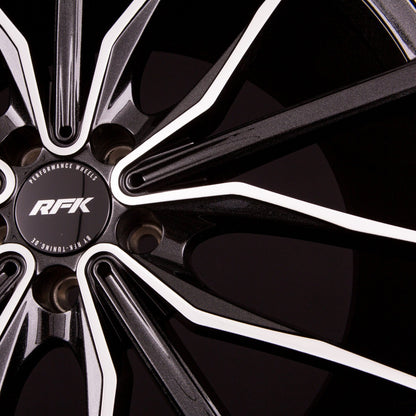 RFK Wheels GLS301 metallic black machined Alufelge 9.5x19 Zoll ET35 LK 5x120 ML72.6 – Bild 7
