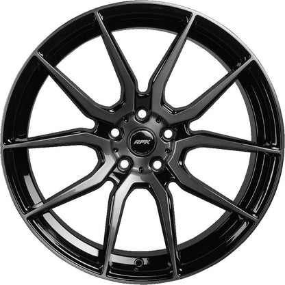 RFK Wheels GLS303 gloss black brushed Alufelge 10.5x20 Zoll ET40 LK 5x114.3 ML82 – Bild 2