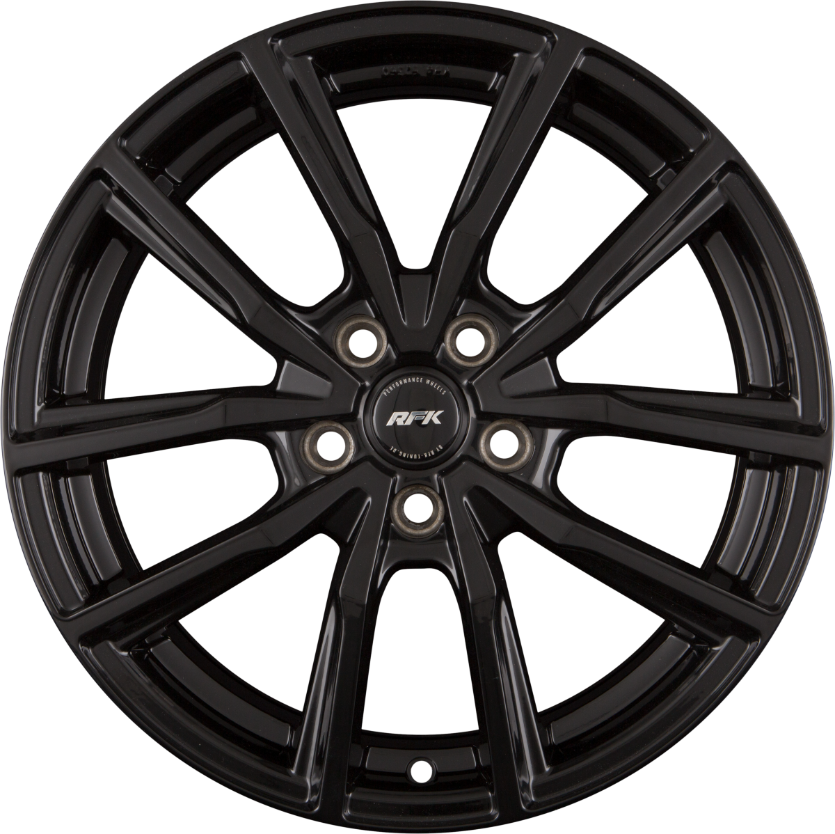 RFK Wheels SLS402 gloss black Alufelge 7x17 Zoll ET40 LK 5x114.3 ML74.1 – Bild 4
