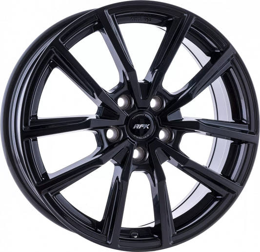 RFK Wheels SLS402 gloss black Alufelge 7x17 Zoll ET47 LK 5x114.3 ML74.1