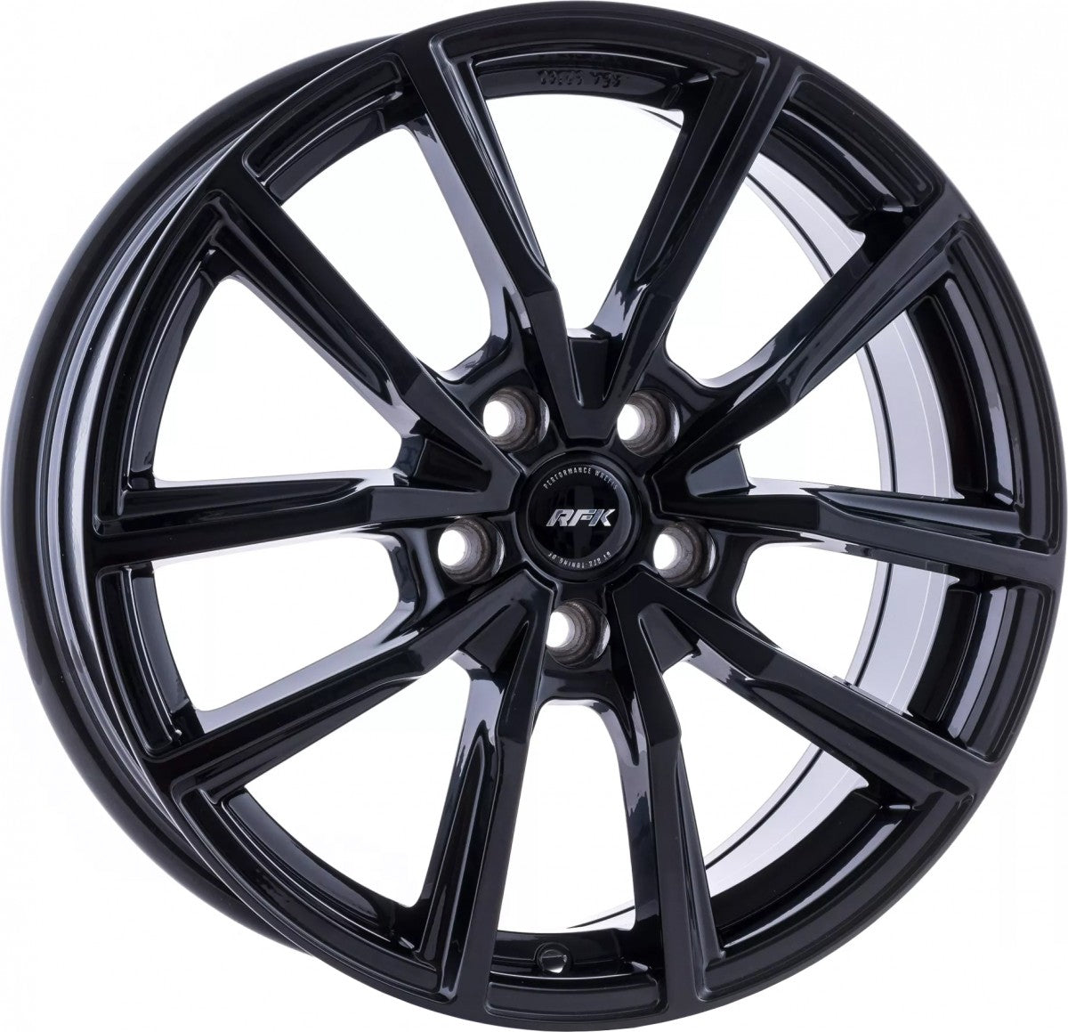 RFK Wheels SLS402 gloss black Alufelge 7x17 Zoll ET47 LK 5x114.3 ML74.1