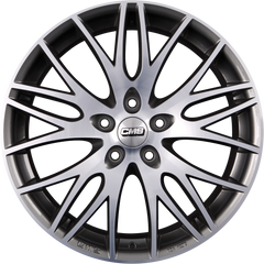CMS C8 DMB Diamant-Schwarz Matt Alufelge 7.5x17 Zoll ET48 LK 5x112 ML57.1