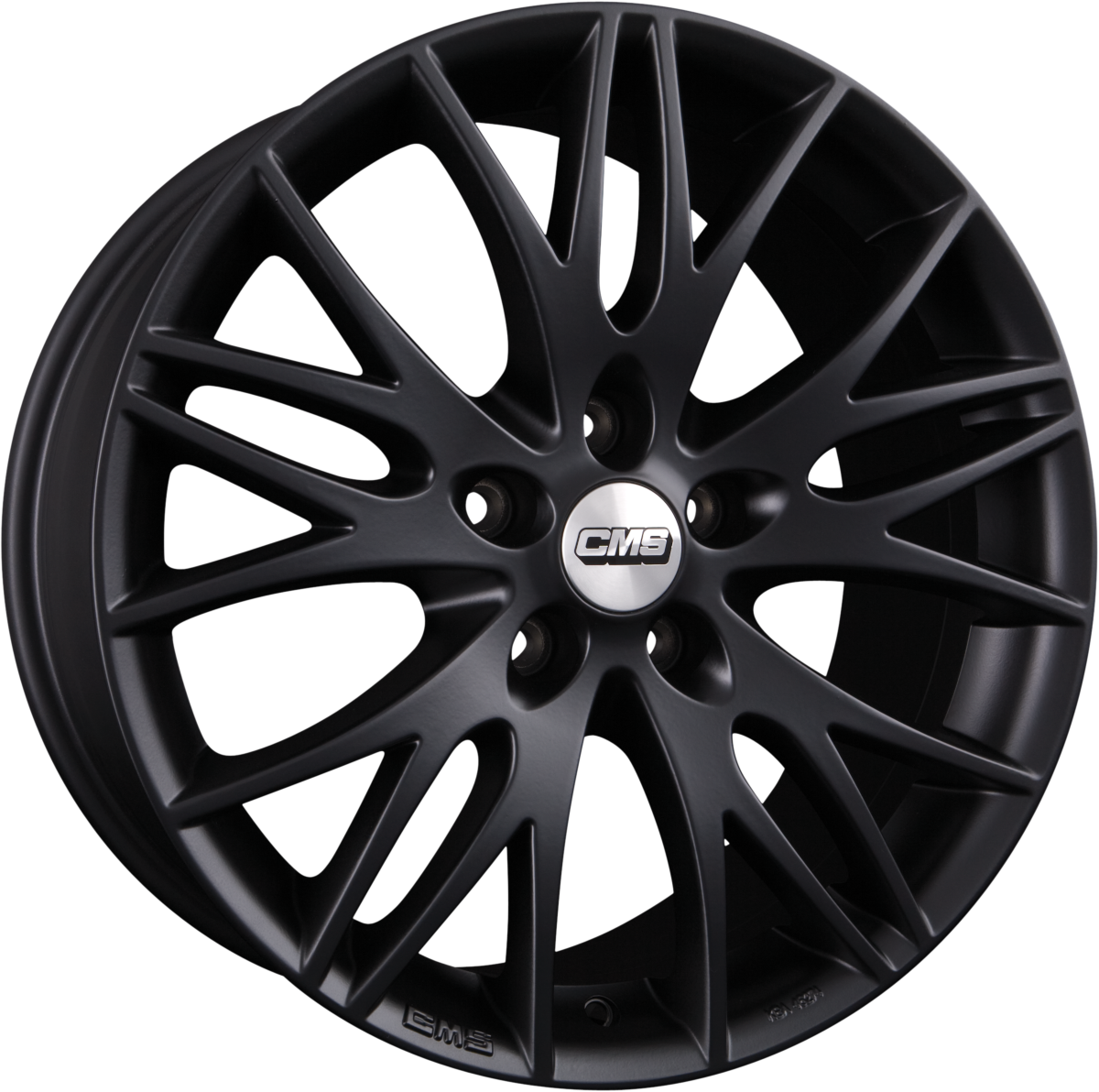 CMS C8 MB Schwarz-Matt Alufelge 9x19 Zoll ET21 LK 5x112 ML66.6 – Bild 2