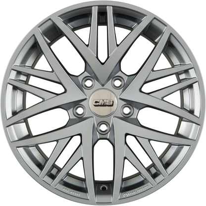 CMS B1 SR Racing Silber Alufelge 8x19 Zoll ET40 LK 5x114.3 ML67.2