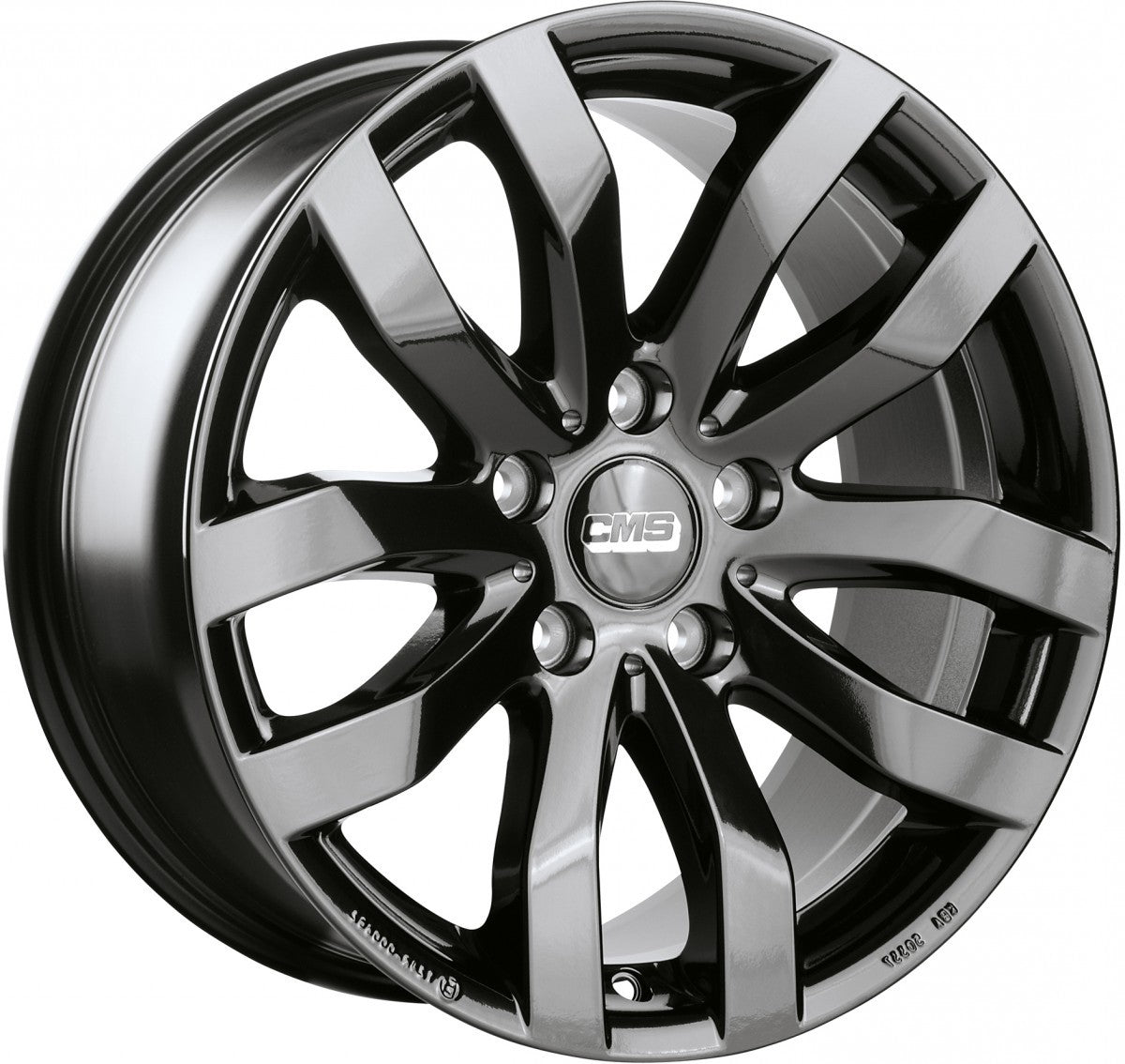 CMS C22 complete black glossy Alufelge