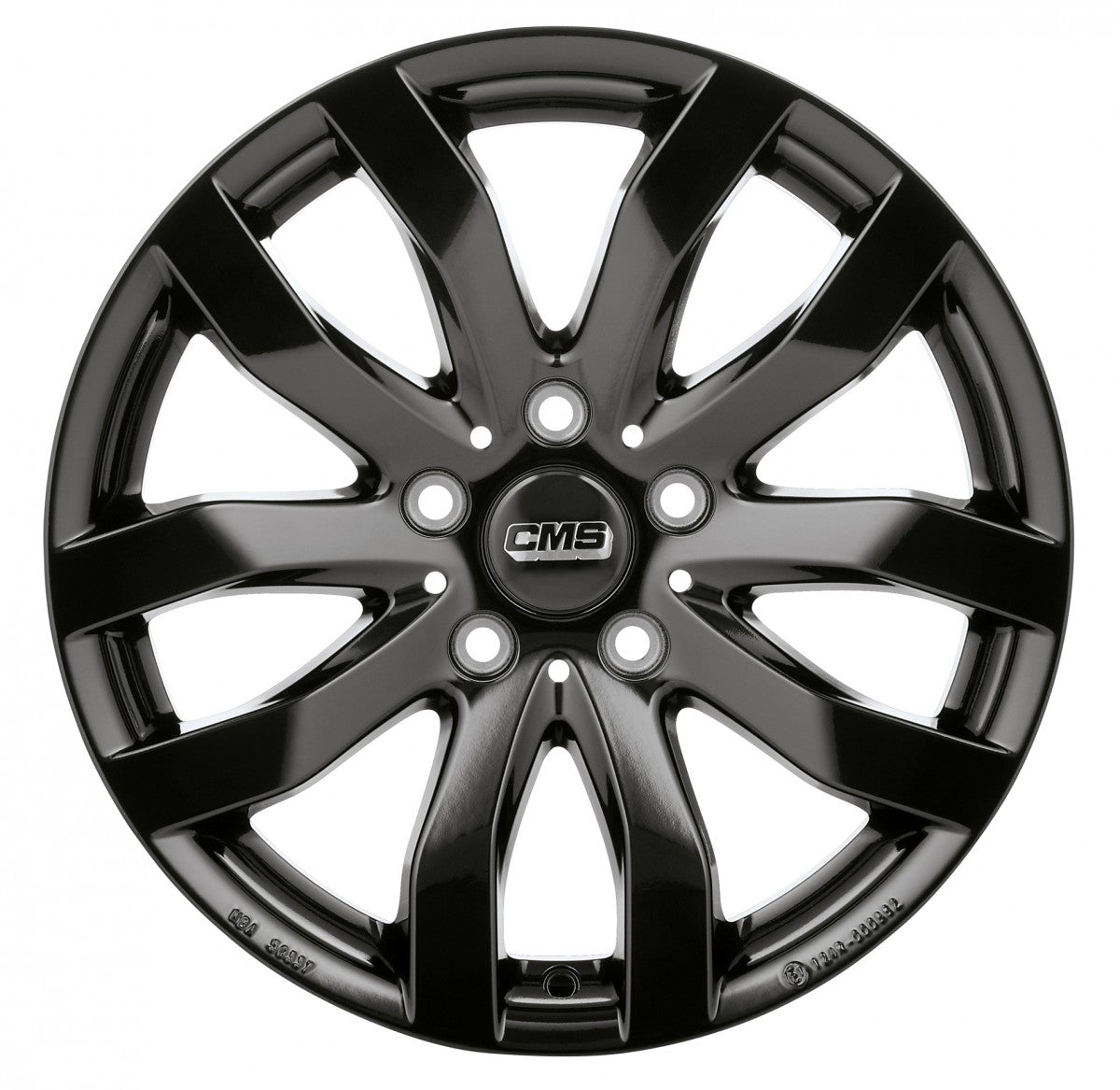 CMS C22 complete black glossy Alufelge – Bild 2
