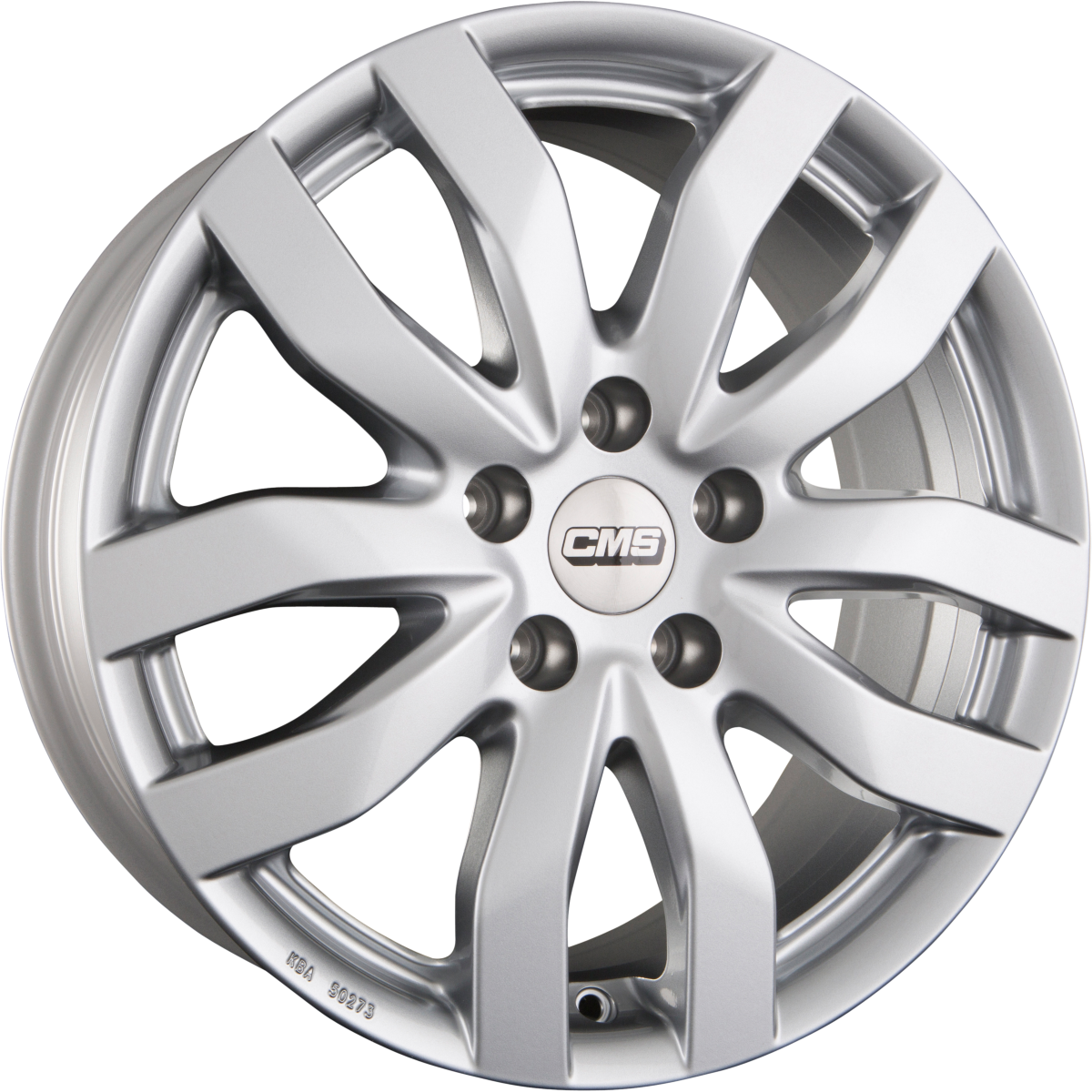 CMS C22 SR Racing Silber Alufelge 7.5x17 Zoll ET52 LK 5x112 ML66.6 – Bild 2
