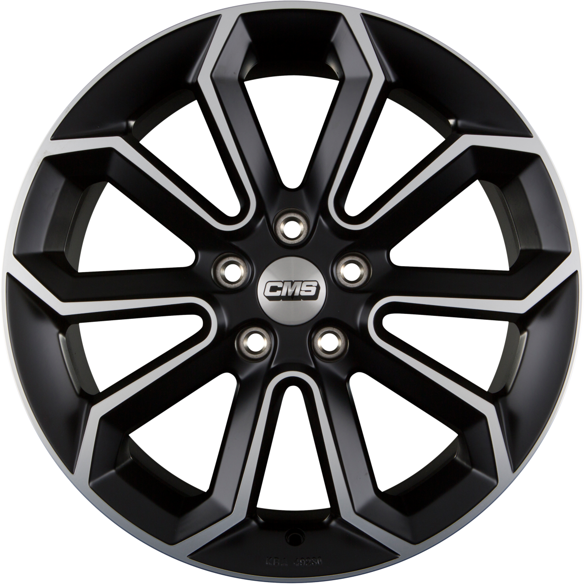 CMS C20 DMB Diamant-Schwarz Matt Alufelge 8x19 Zoll ET50 LK 5x108 ML63.4