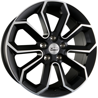 CMS C20 DMB Diamant-Schwarz Matt Alufelge 8x19 Zoll ET50 LK 5x108 ML63.4 – Bild 2