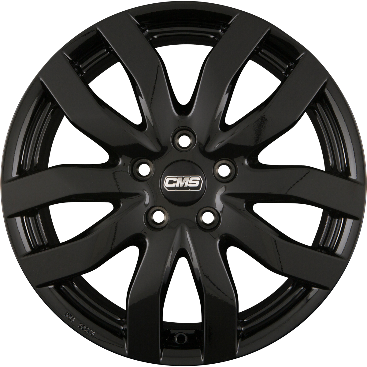 CMS C22 CBG Schwarz Glanz Alufelge 7.5x17 Zoll ET27 LK 5x112 ML66.6