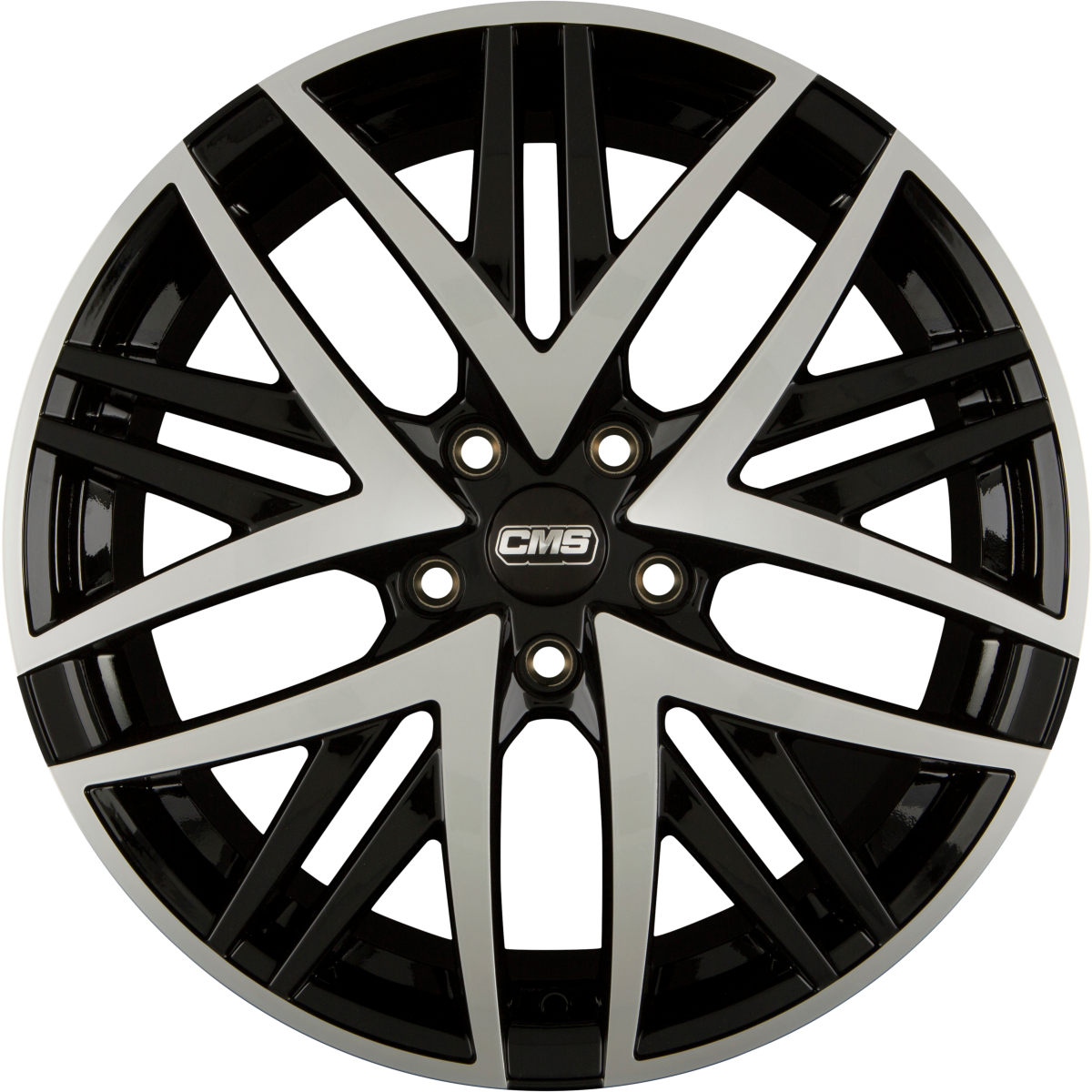 CMS B1 DB Diamant Schwarz Alufelge 8x18 Zoll ET30 LK 5x112 ML66.5