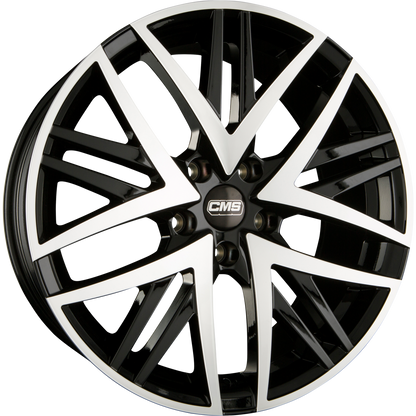 CMS B1 DB Diamant Schwarz Alufelge 8x18 Zoll ET30 LK 5x112 ML66.5 – Bild 2