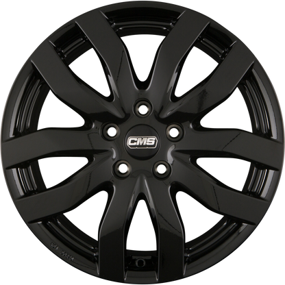 CMS C22 CBG Schwarz Glanz Alufelge 7.5x17 Zoll ET47 LK 5x112 ML66.6