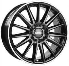 CMS C23 diamond rim black Alufelge 7.5x17 Zoll ET35 LK 5x112 ML66.5