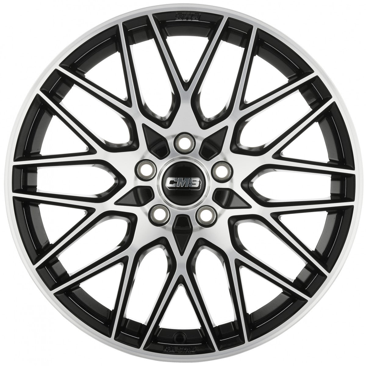 CMS C25 diamond black 7x17 ET40 - LK5/114.3 ML67.2