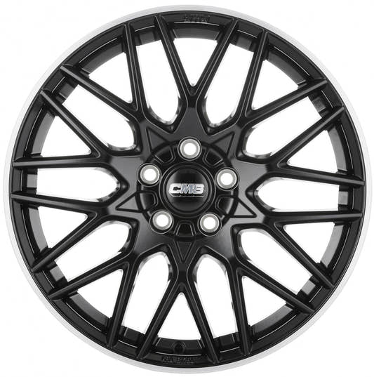 CMS C25 diamond rim black Alufelge 7.5x18 Zoll ET37.1 LK 5x112 ML66.5 – Bild 2
