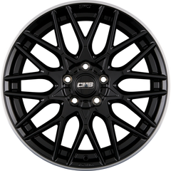 CMS C25 DRB Diamant Horn Schwarz Alufelge 7.5x18 Zoll ET47 LK 5x112 ML66.6