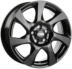 CMS C24 complete black gloss Alufelge 6.5x16 Zoll ET47.5 LK 4x108 ML63.4