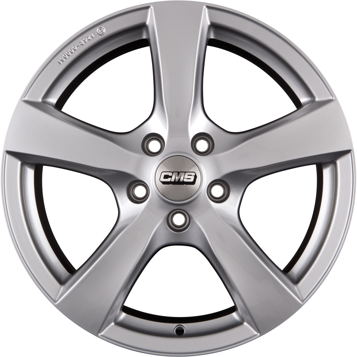 CMS V1 ECE CS Silber Alufelge 7x17 Zoll ET40 LK 5x112 ML57.1