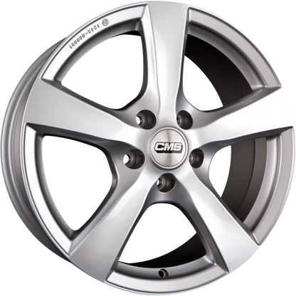 CMS V1 ECE CS Silber Alufelge 7x17 Zoll ET40 LK 5x112 ML57.1 – Bild 2