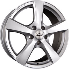 CMS V1 ECE CS Silber Alufelge 7x17 Zoll ET49 LK 5x112 ML57.1