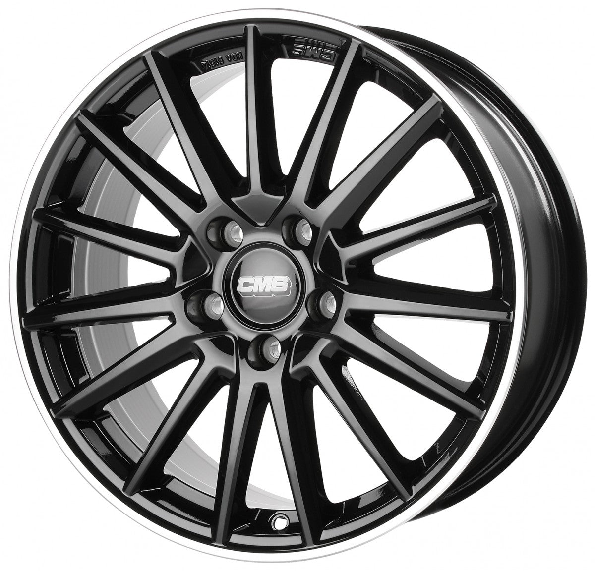 CMS C23 diamond rim black 8x20 ET39.1 - LK5/112 ML66.5