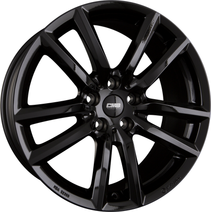 CMS C27 CBG Schwarz Glanz Alufelge 7x16 Zoll ET52 LK 5x112 ML66.6 – Bild 2