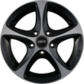 CMS C12 DMB Diamant Schwarz Matt Alufelge 9x19 Zoll ET38 LK 5x112 ML66.6