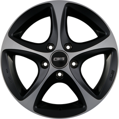 CMS C12 DMB Diamant Schwarz Matt Alufelge 9x19 Zoll ET50 LK 5x108 ML63.4