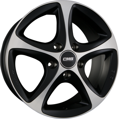 CMS C12 DMB Diamant Schwarz Matt Alufelge 9x19 Zoll ET50 LK 5x108 ML63.4 – Bild 2