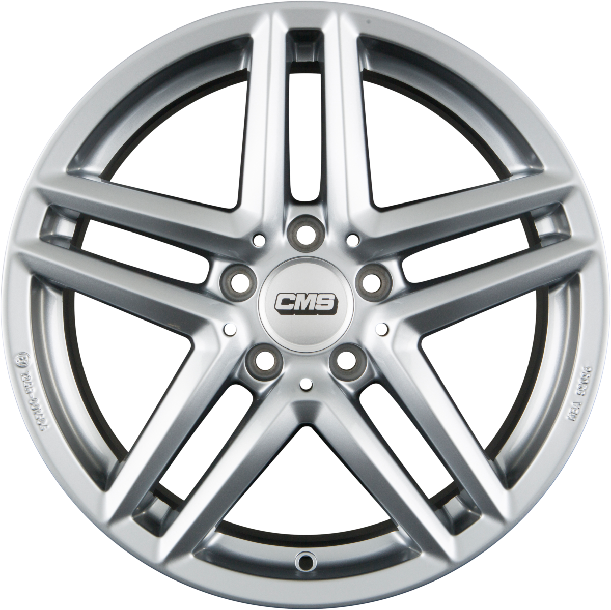CMS C26 SR Racing Silber Alufelge 8x19 Zoll ET48 LK 5x112 ML66.6