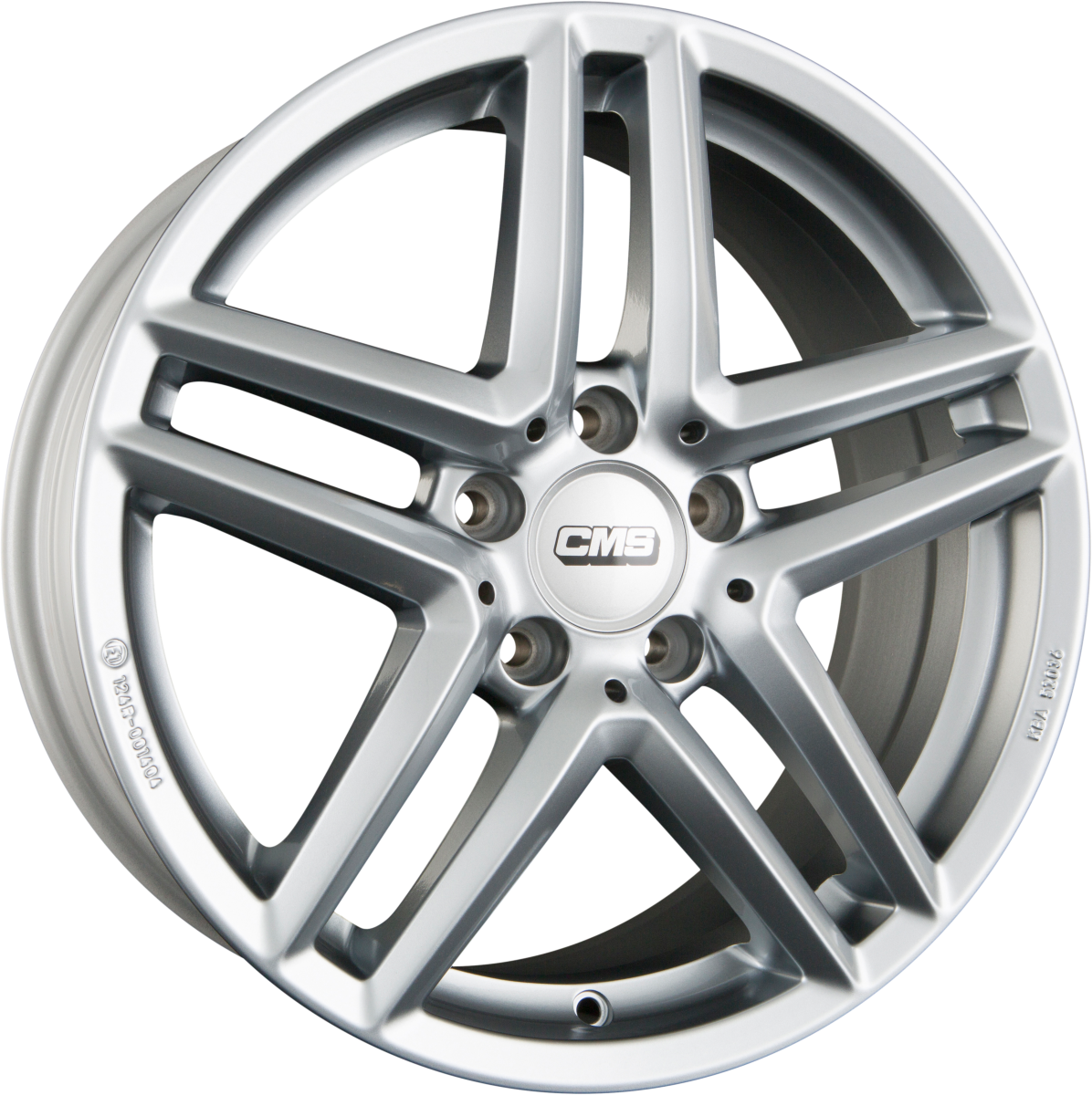 CMS C26 SR Racing Silber Alufelge 8x19 Zoll ET48 LK 5x112 ML66.6 – Bild 2