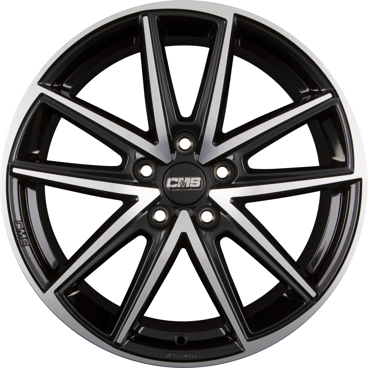 CMS C30 DB Diamant Schwarz Glanz Alufelge 6.5x16 Zoll ET40 LK 5x114.3 ML66.1