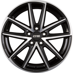 CMS C30 DB Diamant Schwarz Glanz Alufelge 6.5x16 Zoll ET40 LK 5x114.3 ML66.1