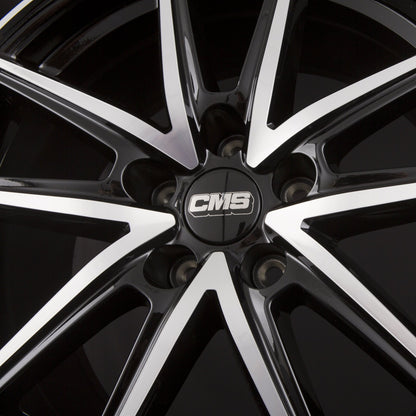 CMS C30 DB Diamant Schwarz Glanz Alufelge 6.5x16 Zoll ET40 LK 5x114.3 ML66.1 – Bild 5