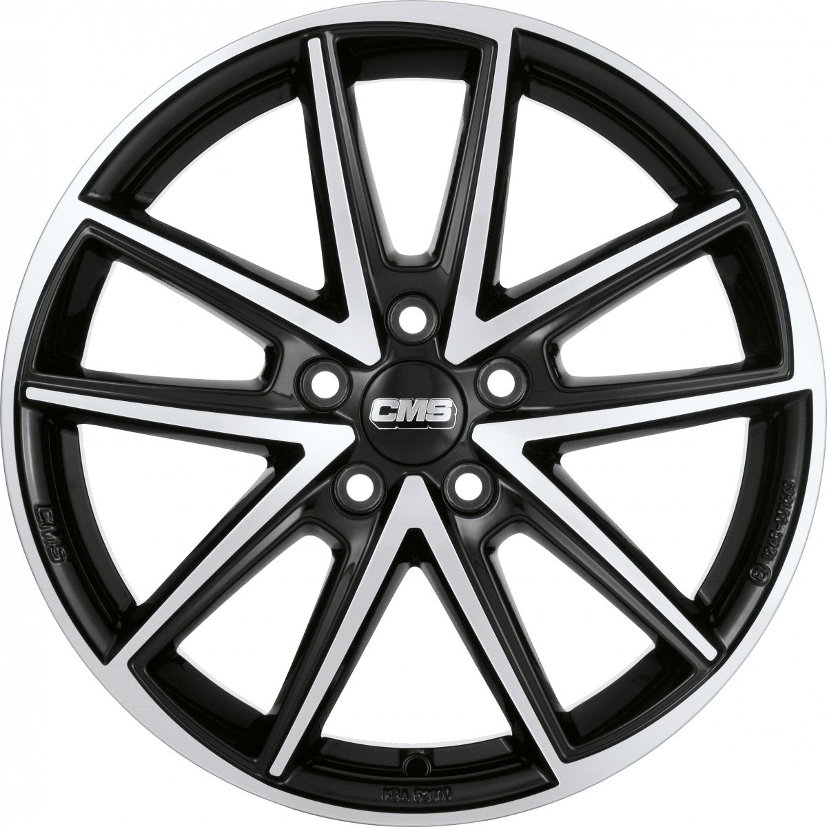 CMS C30 diamond black 7x17 ET51 - LK5/100 ML57.1