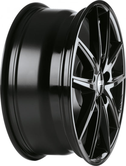 CMS C30 complete black gloss 7x17 ET40 - LK5/112 ML57.1