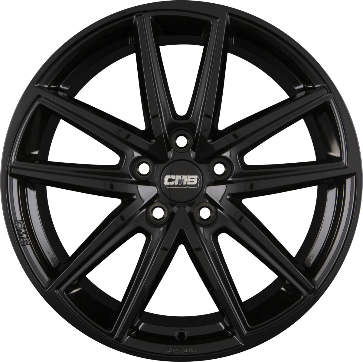 CMS C30 CBG Schwarz Glanz Alufelge 8x18 Zoll ET45 LK 5x114.3 ML67.1