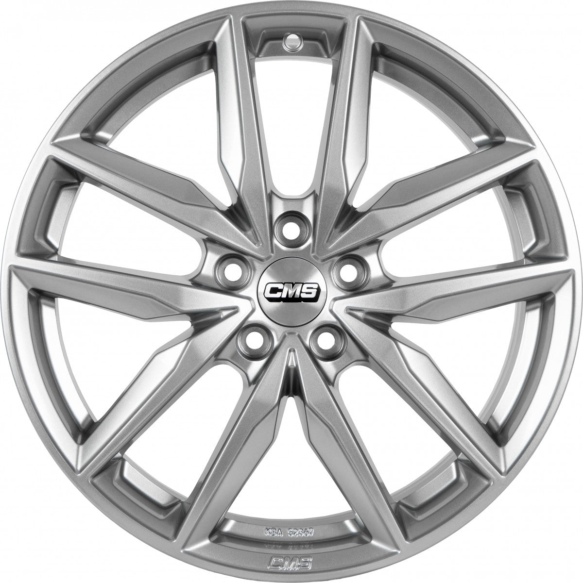CMS C28 racing silver 7.5x18 ET51 - LK5/108 ML63.4