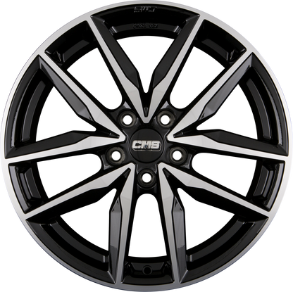 CMS C28 DB Diamant Schwarz Alufelge 7.5x18 Zoll ET48 LK 5x112 ML57.1